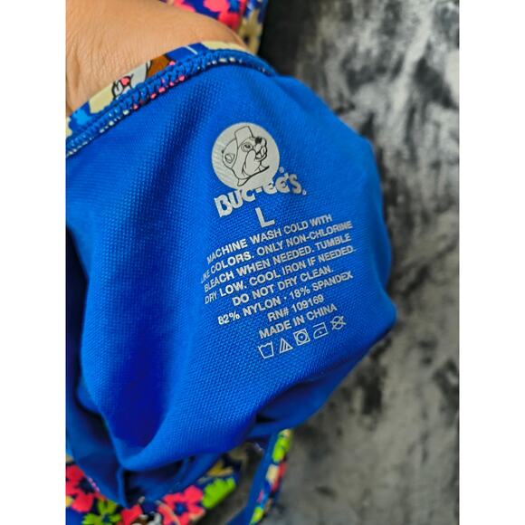 Bucees Floral One Piece Swimsuit and Shorts Set - Picture 2 of 6